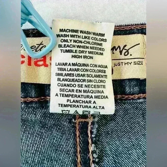 Just My Size Stretch Classic Denim Jeans  Short 20W - Picture 4 of 8